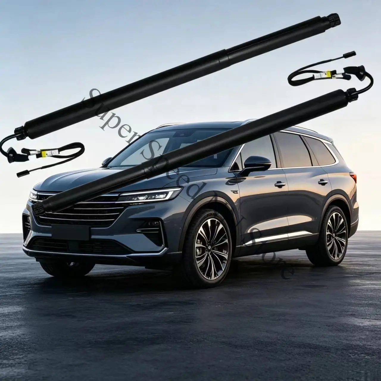 Heckklappendämpfer in Erstausrüsterqualität für Polestar 2 Elektro-Heckklappe 2020-2024, Kofferraumstütze, Stoßdämpfer 31689669 31689670