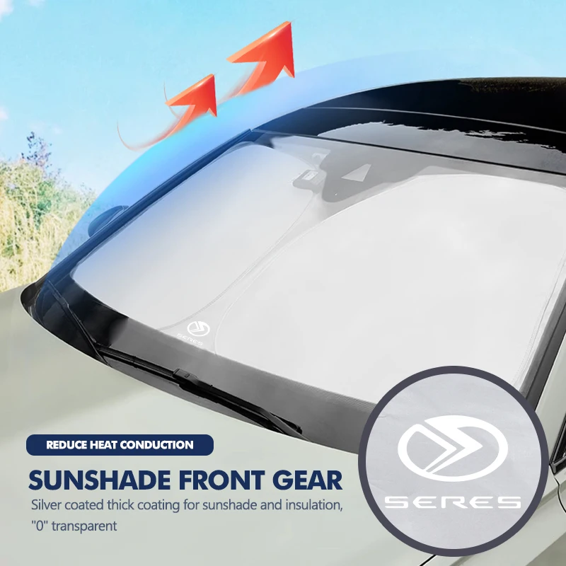 Pare-soleil de voiture, couverture de pare-soleil pour fenêtre avant, pour Seres SF 5 3 Evolute I-JET Glory 500 E3 Ix3