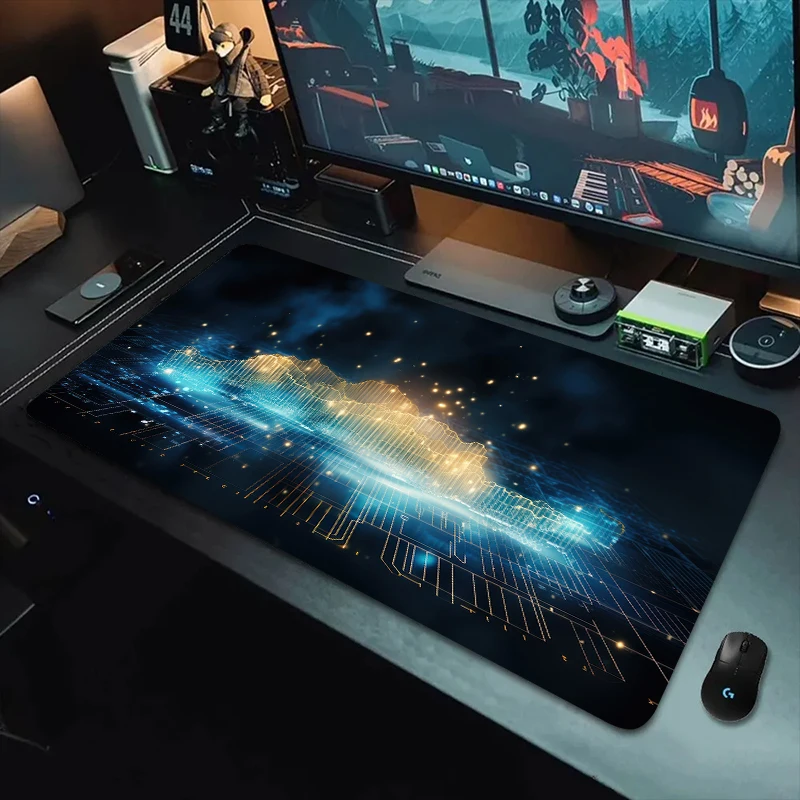 Inside Motherboard Circuit Board Mouse Pad Large Computer Office Game Mat Rubber Anti-slip Gaming Accessories Keyboard Desk Pads