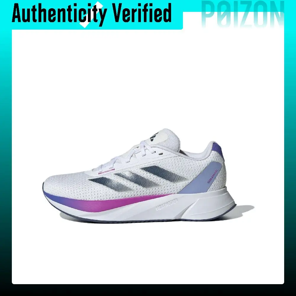 Adidas Duramo Sl Comfortable Slip Resistant Abrasion Resistant Low top Running Shoes Women's White IF9473