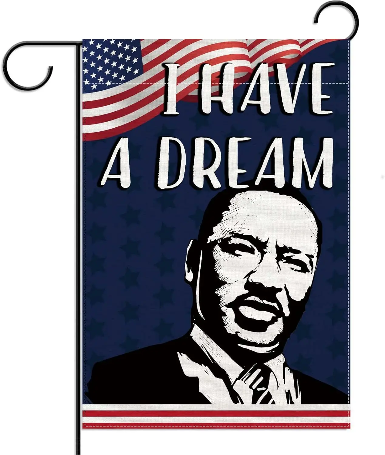 I Have A Dream Garden Flag 12.5×18'' Martin Luther King Jr. Day MLK Day Decoration and Supplies for Home Party