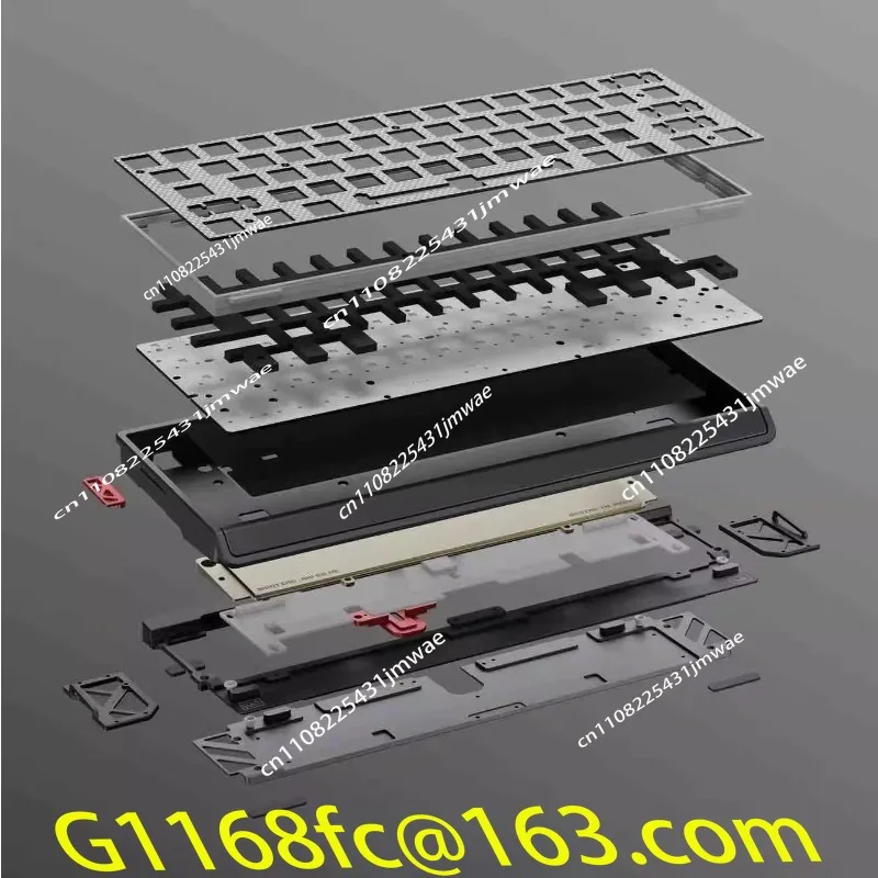 Suitable for OW60 CNC Aluminum Alloy Shell Compatible with WOOTING60HE+