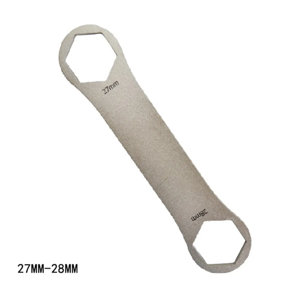 Sleek and Functional Stainless Steel Top Cap Spanner Tool Tailored for Servicing For Rockshox/Fox Bicycle Forks