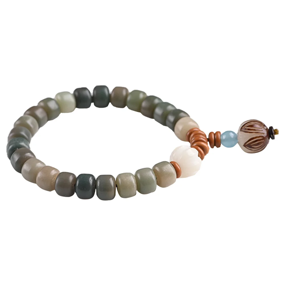 

1pc Bodhi Bracelet Stylish Durable Armlet Retro Hand Ornament For Daily Wearing Unisex Wristband Creative Accessory