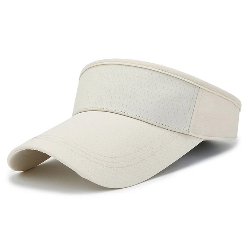 Quick Dry Summer Sports Hats for Women Men Adjustable Visor UV Protection Top Empty Sun Hat Tennis Golf Running Sunscreen Cap