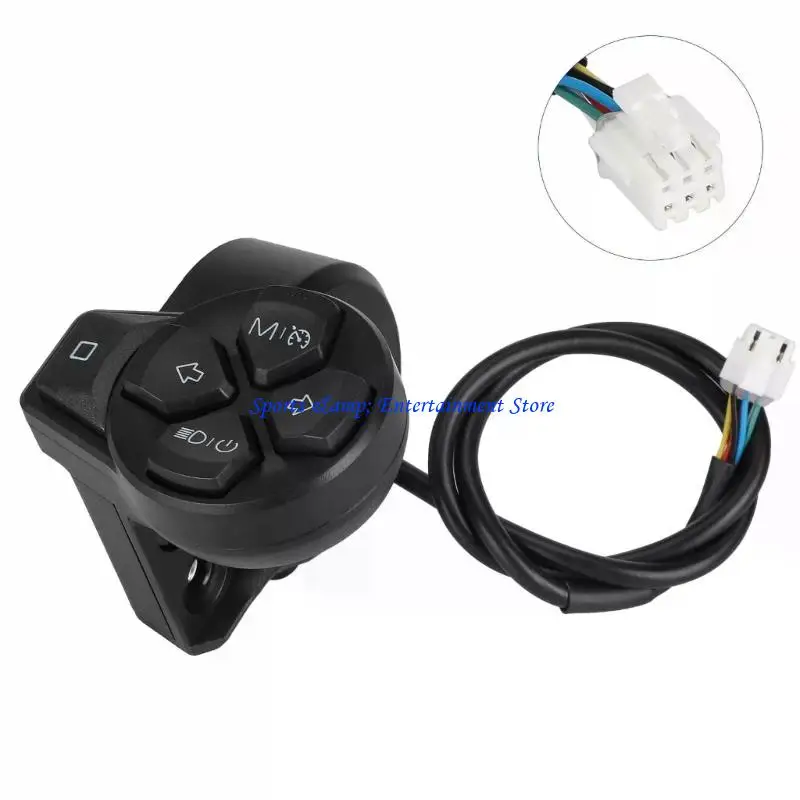 G7NF Scooter-Scheinwerferschalter, Elektroroller, linke und rechte Lenkschalter mit Glocken für ZT3/G3/F3, einfache Installation – Detail 9