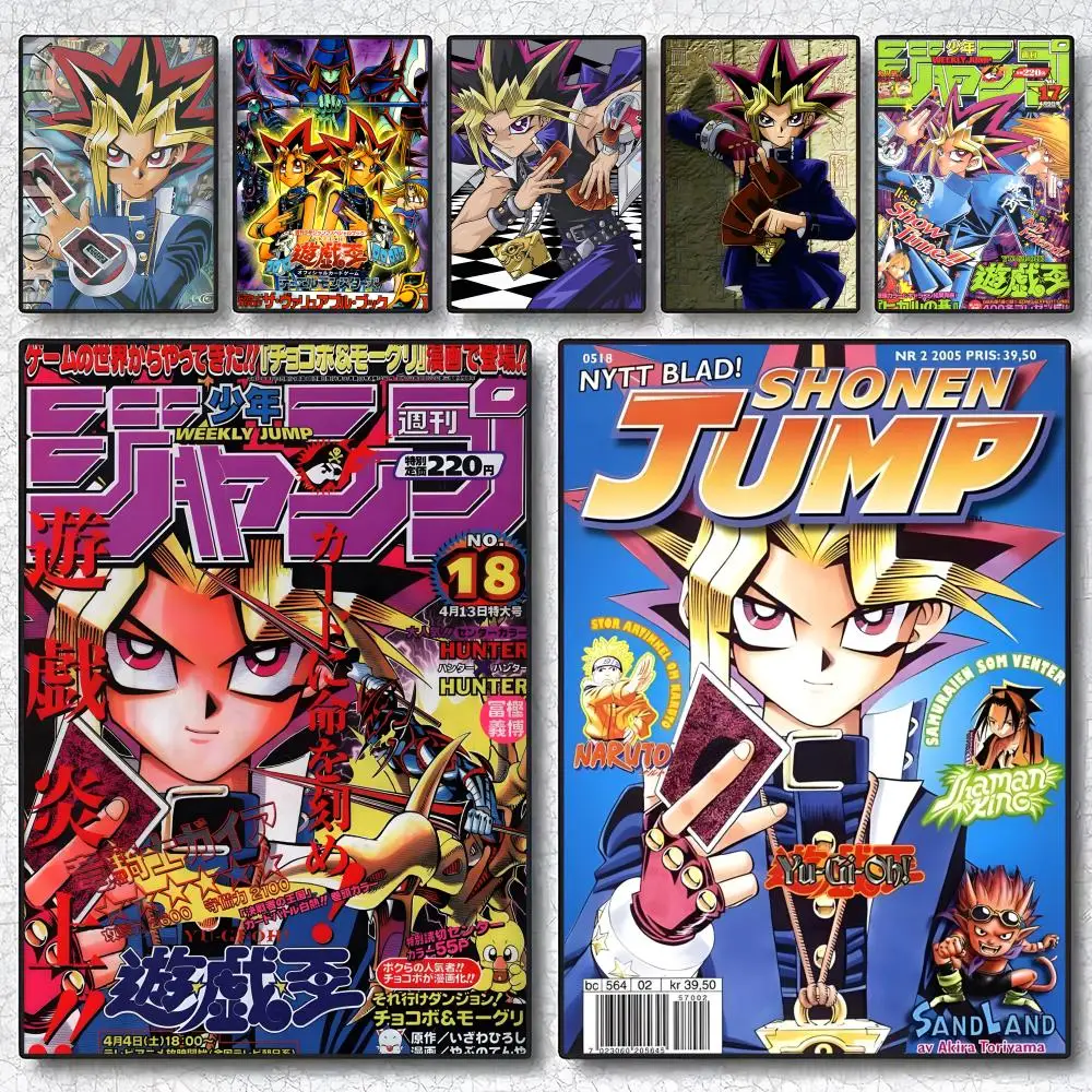 Poster Sticky Wall Art Printing Waterproof Home Living Bed Room Aesthetic Decor YU-GI-OH Anime