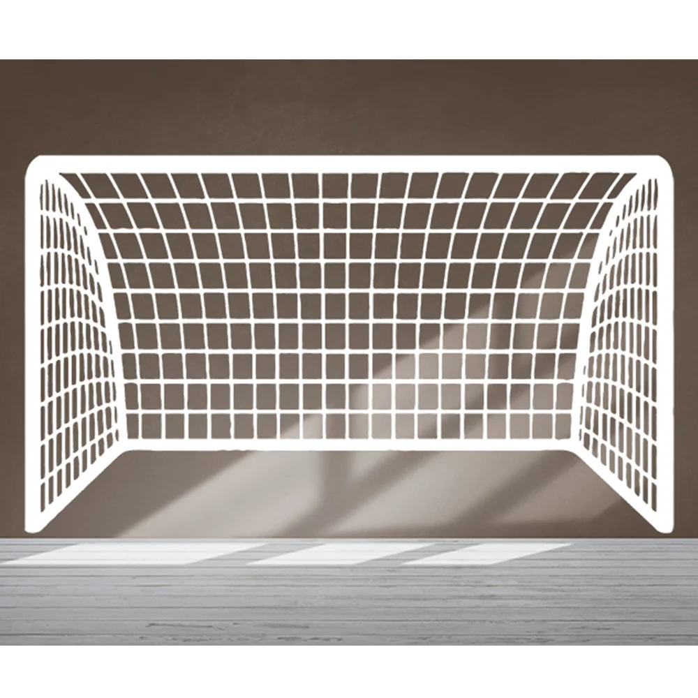 Soccer Goalie Wall Decal Vinyl Art Home Decor Kids Boys Room Nursery Decoration Sport Football Goal Sticker Removable Mural