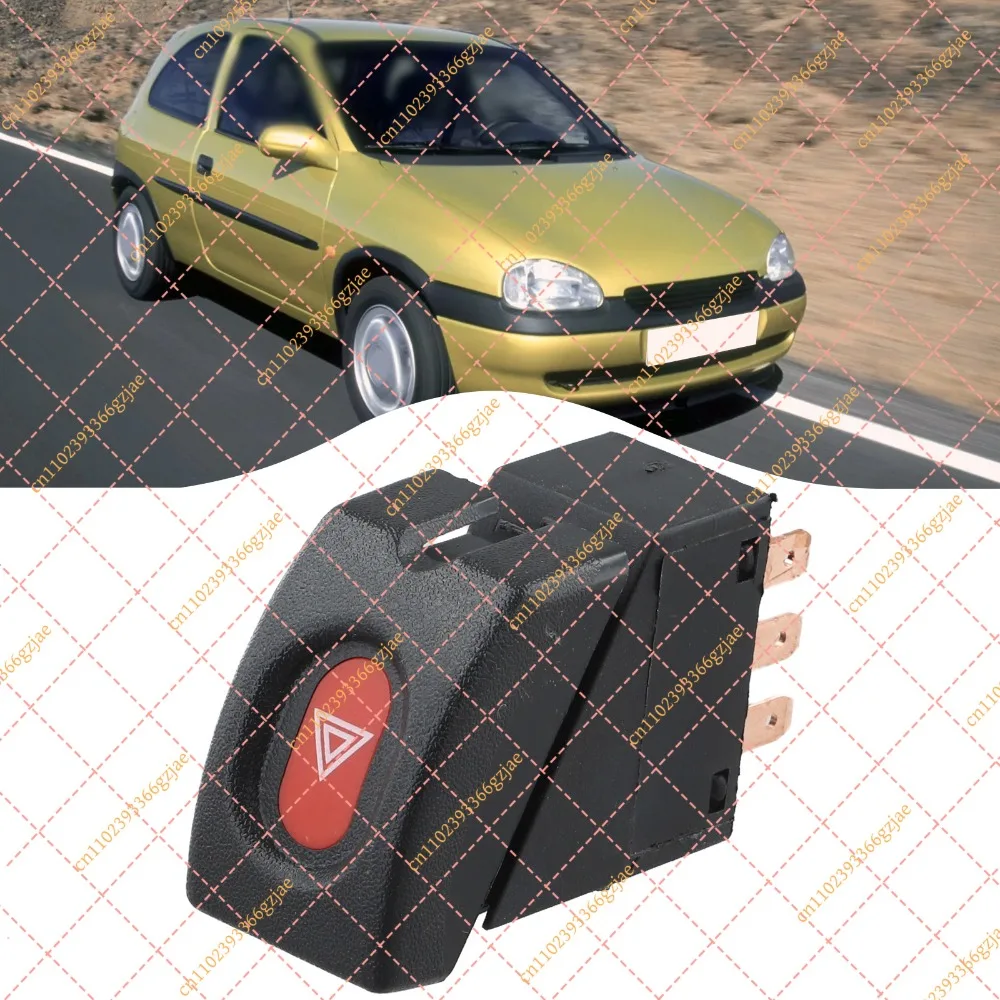 Signal Light Switch Button 6240140 for Opel Corsa 1993-2002, Replacement Part with Plastic Build