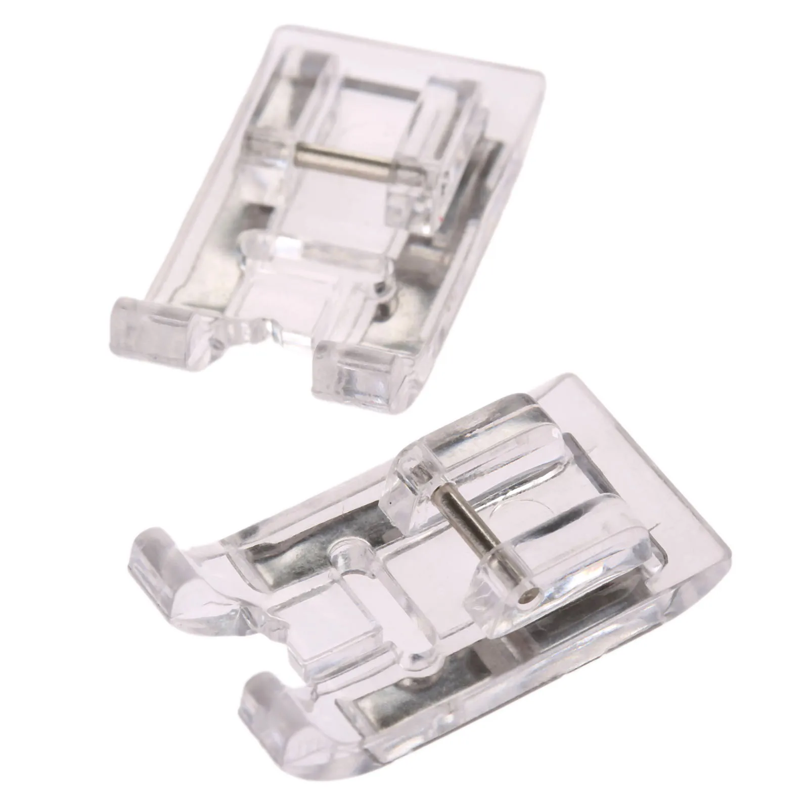 1pc Transparent Domestic Sewing Machine Satin Stitch Presser Foot For Singer Brother Juki Household Sewing Machine Snap-on