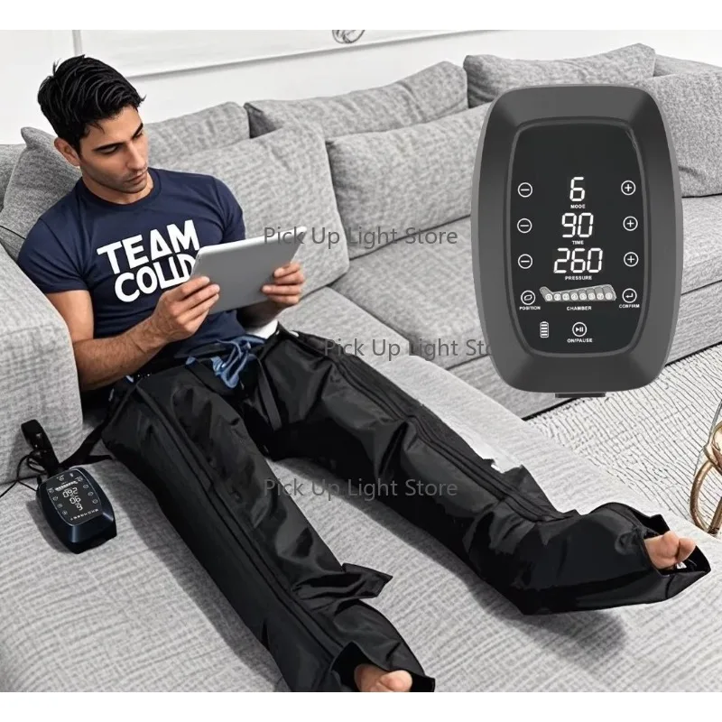 Customized Factory OEM Professional Lymphatic Edema Air Compression Leg Massager  for Circulator Masajeador De Piernas