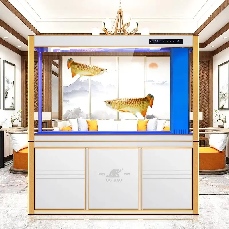2026 Custom Size Rectangular Glass Aquarium Tank for Fresh & Saltwater, Factory Direct Factory Direct Freshwater Tank