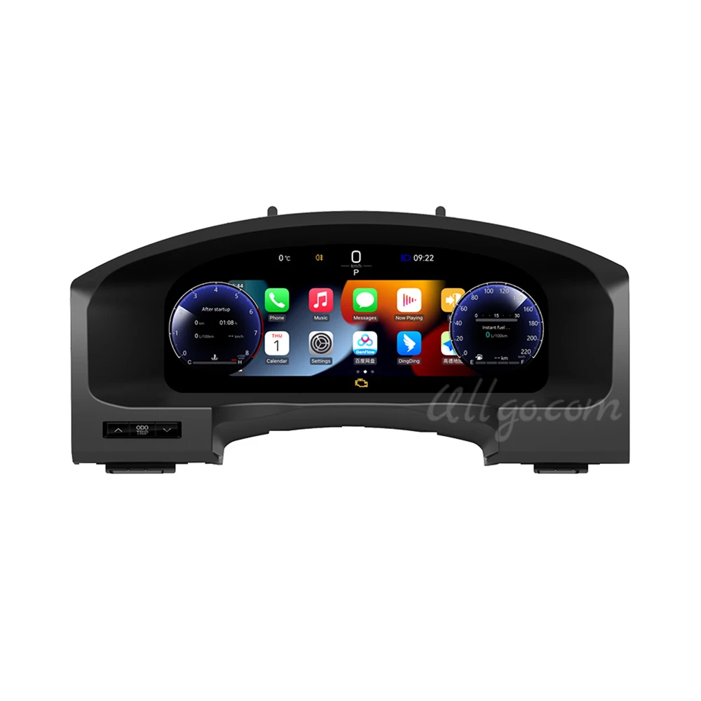 Digital Cluster for Toyota LC200 Land Cruiser 200 2007-2020 Virtual Cockpit Upgrade with CarPlay