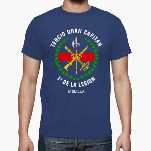 Spanish Foreign Legion Tercio Gran Capitan 1 De La Legion T-Shirt. Summer Cotton O-Neck Short Sleeve Mens T Shirt New S-3XL