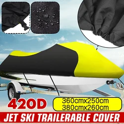 L/XL 420D wodoodporna osłona na narty wodne pokrywa łodzi motorowej dla Yamaha WaveRunner EXR VX Cruiser dla Sea Doo GTI