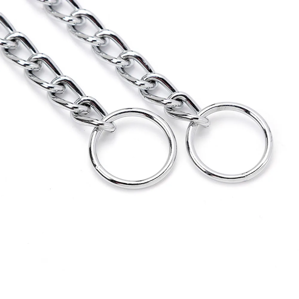 Metall Hund Training Choke Kette Halsbänder für Kleine Medium Große Hunde Pitbull Bulldog Starke Edelstahl Eisen Hund Slip P China kragen – Detail 8