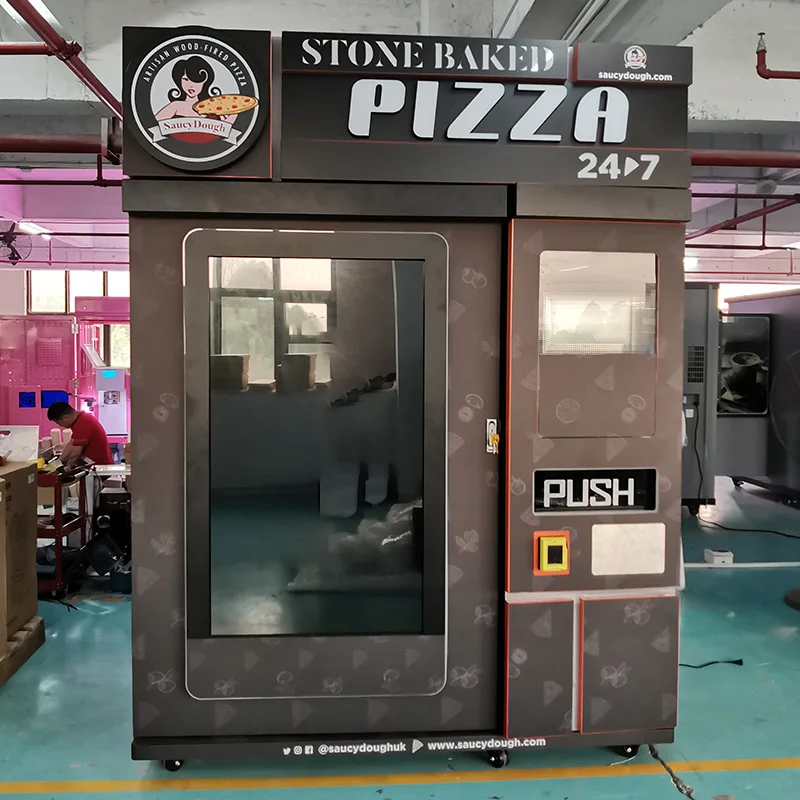 Bulk Fast Food Custom Fresh Pizza Vending Machine High-Speed Automat For Sale