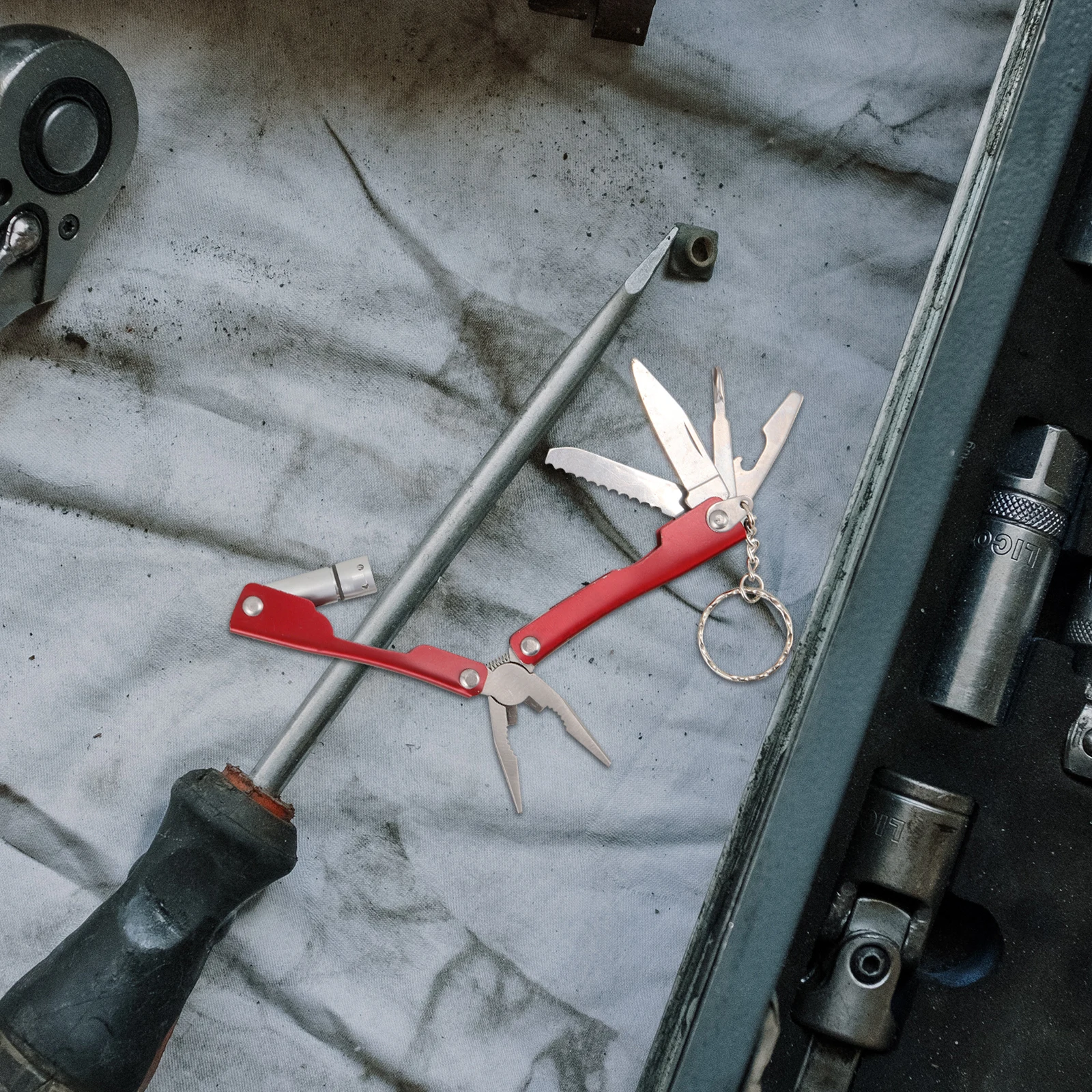 

Multi Tool Multifunction Clamp Mini Pliers Multifunctional Folding Camping Utensils
