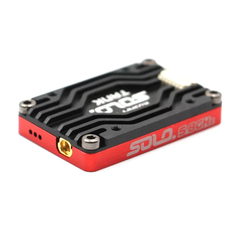 RUSH Solo Tank 5.8G VTX Video Transmitter CNC shell 1.6W High Power Built-in Microphone Heat Dissipation Structure For RC FPV