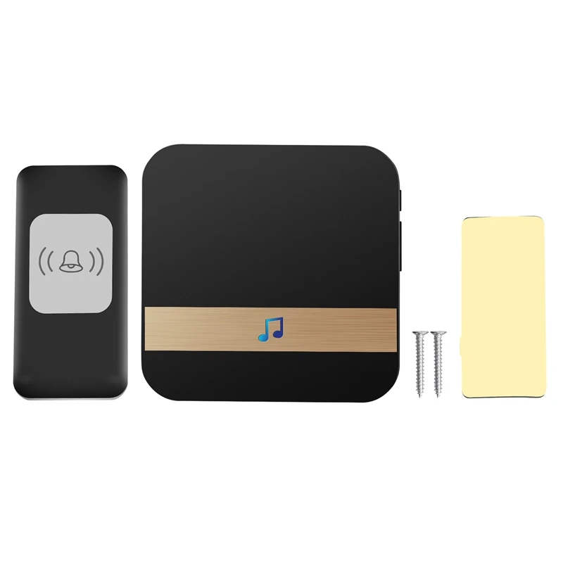 Timbre inalámbrico remoto PORK, timbre de llamada automático de larga distancia de 300M, campanas electrónicas inteligentes a prueba de agua, accesorio para el hogar inteligente