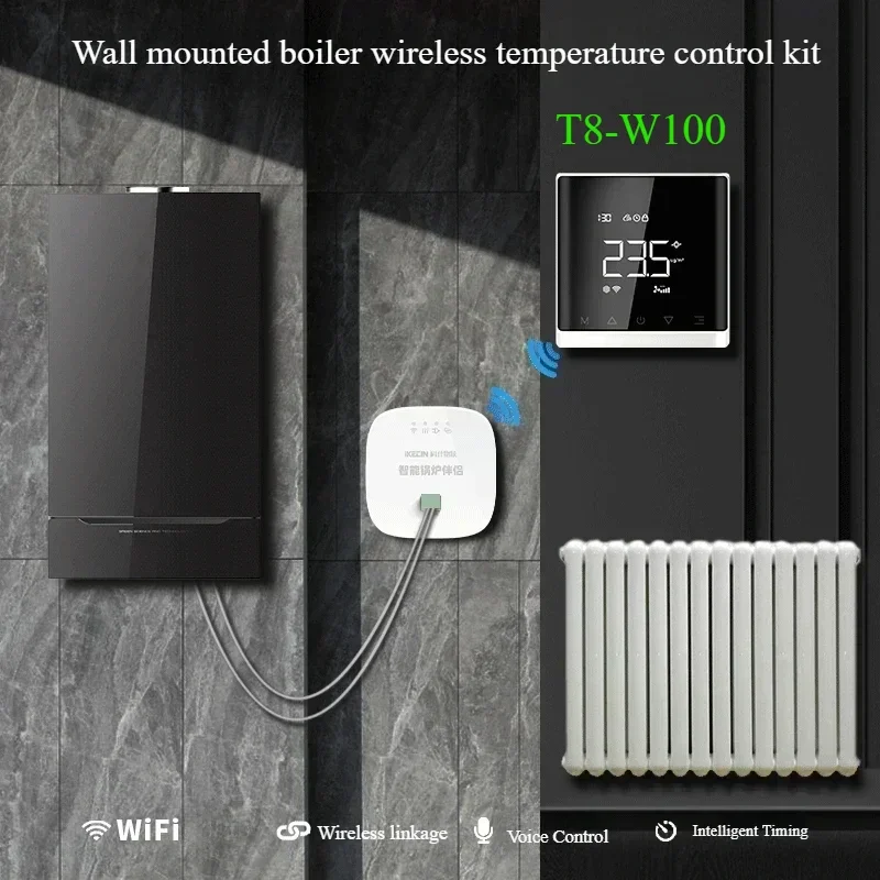 Floor Heating Thermostat WiFi Programmable Temperature Controller Warm Gas Boiler Smart Life Work Underfloor alexa home termosta