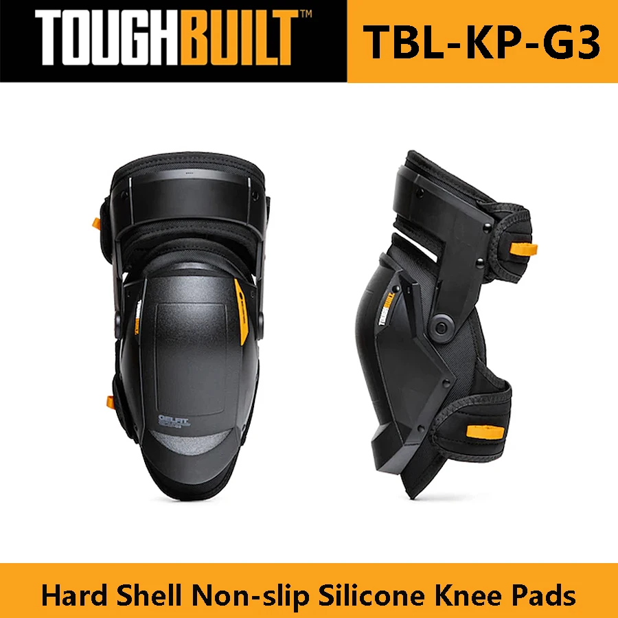 

TOUGHBUILT TBL-KP-G3 Thigh Support Stabilization Knee Pads One-color Non-slip Silicone Knee Pads Adjustable Knee Protection Tool