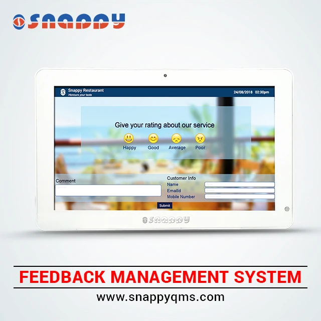 Customer Feedback Software Manage System for Customer feedback collection with Camera Wifi