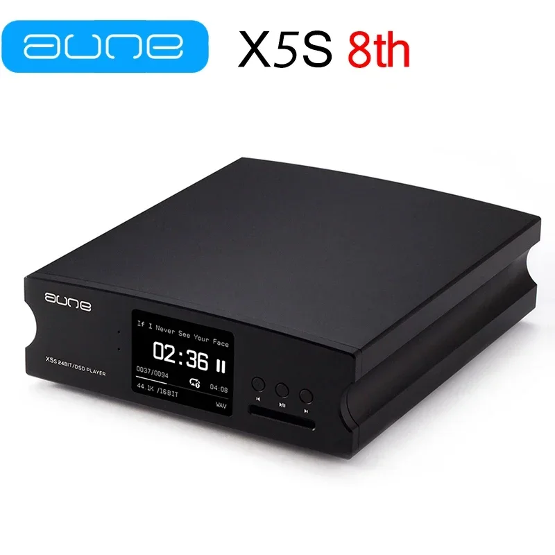 SmCpAune X5s 8th Anniversary Edition Digital Music Player 4.2 Lossless Audio 32bit 768khz Dsd512 Turntable Support