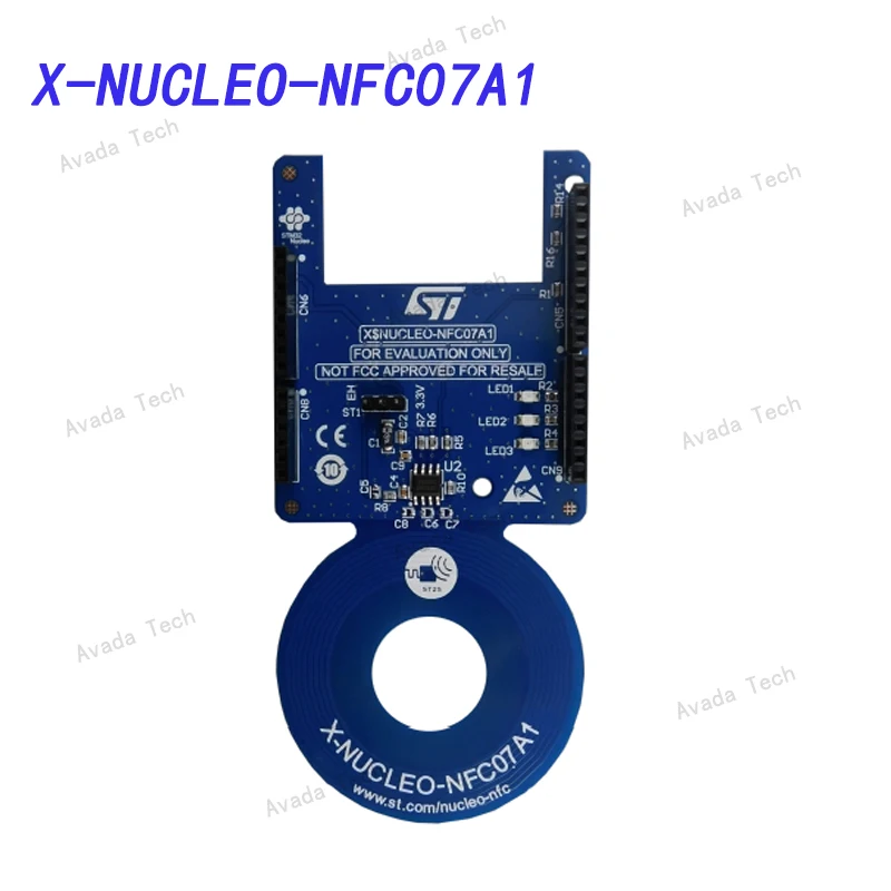 

Avada Tech X-NUCLEO-NFC07A1 Dynamic NFC/RFID tag IC expansion board based on ST25DV64KC for STM32 Nucleo
