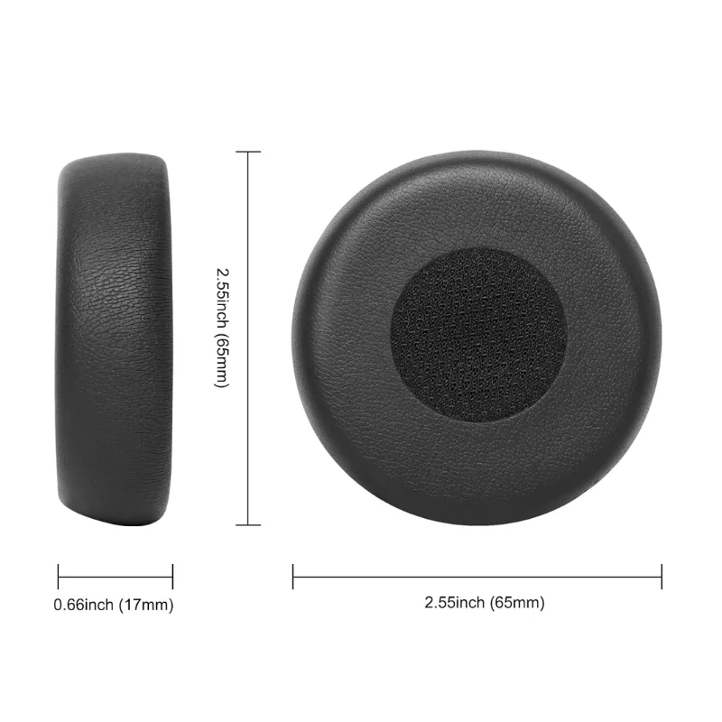 Evolve 75 Ear Pads - Deefan Replacement Ear Cushion Compatible with Jabra Evolve 75 75+ 75 UC / 75 MS Headphone/Earpads Cover