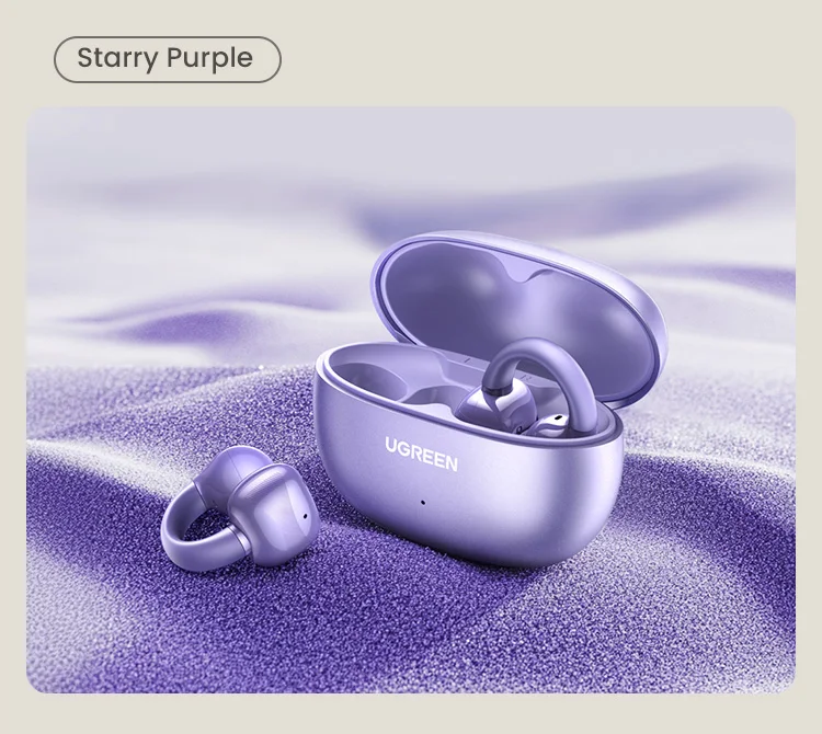 TWS Open Ear Clip Wireless Earbuds Bluetooth Sports Earphones Headphones in Mic with Earhooks & Ear Hook Headset