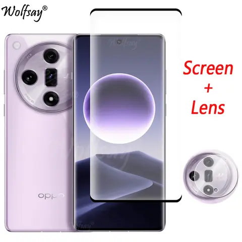 Full Cover Tempered Glass For Oppo Find X7 Screen Protector For Oppo Find X7 X 7 Ultra 5G Camera Glass For Oppo Find X7 Glass