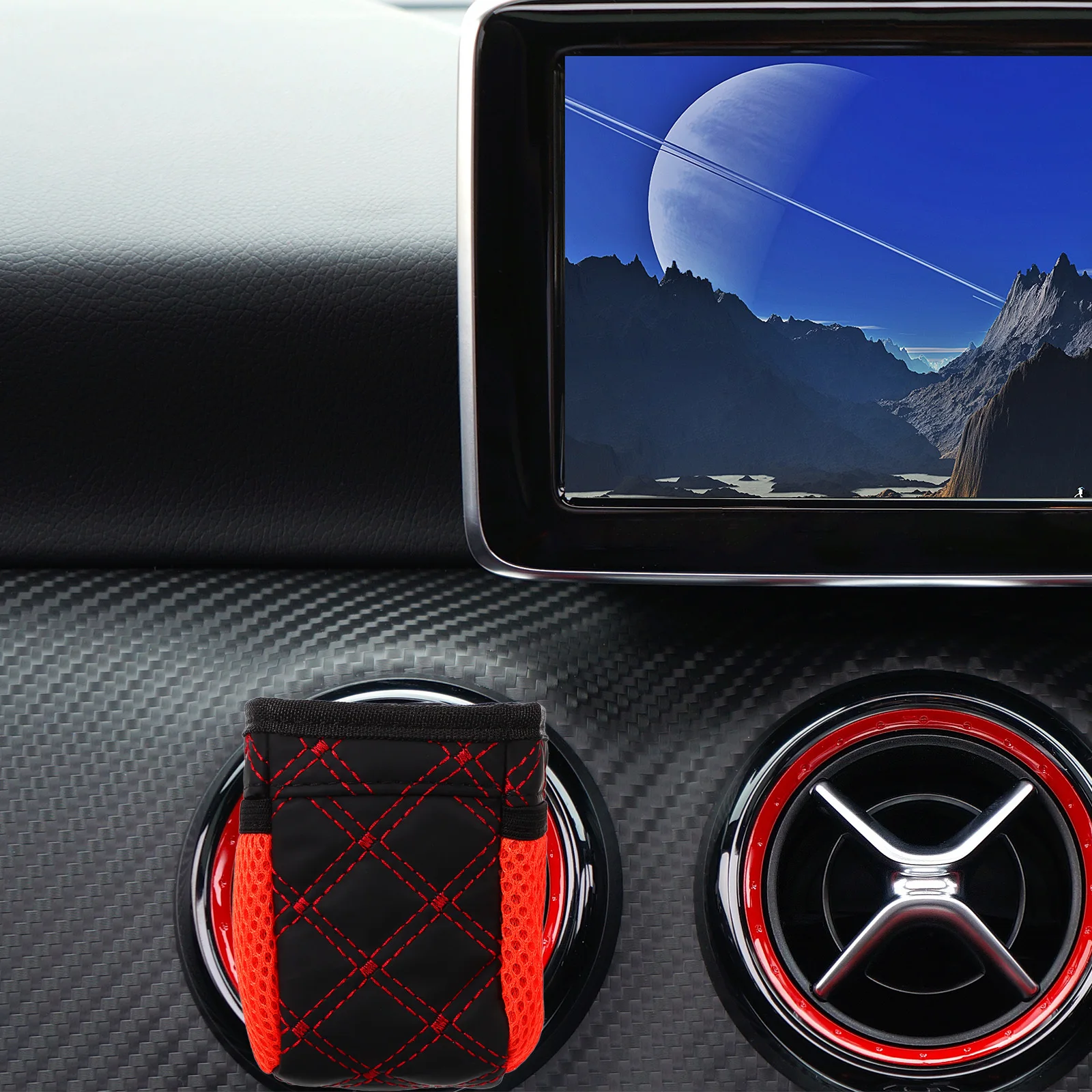 

Storage Key Holder For Bag Car Pouch Organizer For Phone Keys Coins Air Vent Pouch Car Accessories Pocket