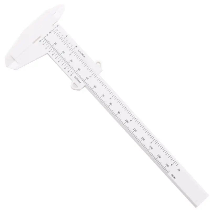 Plastic Vernier Caliper 150mm Plastic Caliper Portable Measuring Tools for Plumbing Model Making Woodworking School