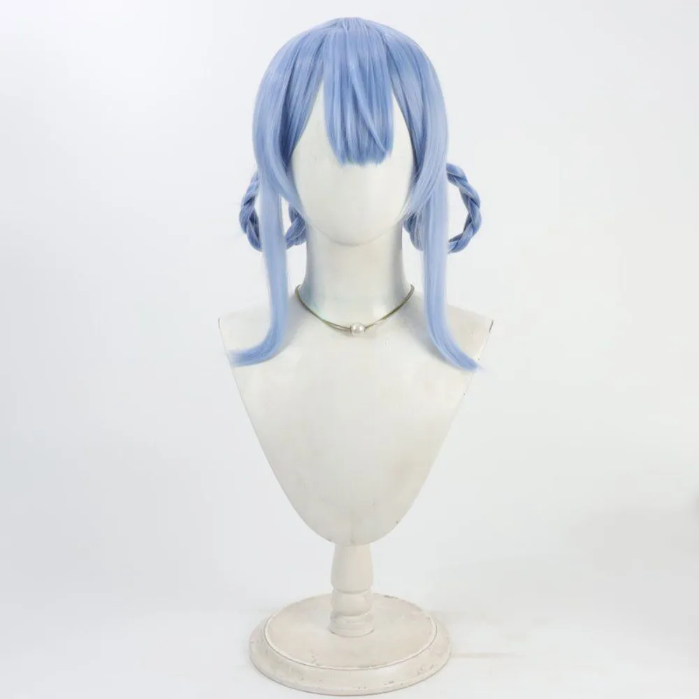 Magical Girl Witch Trial Tachibana Yuri Cosplay Wig Blue Hair Simulation Scalp