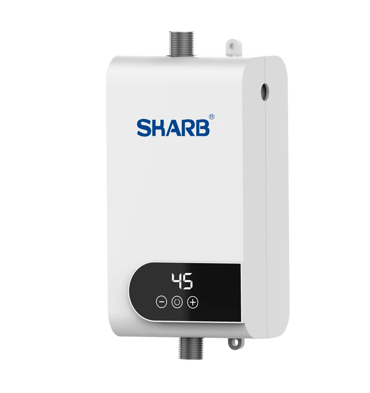 220V 5500W 미니 전기 온수기 3 초 인스턴트 난방 실내 샤워 Tankless 온수기 주방 수도꼭지 물 난방