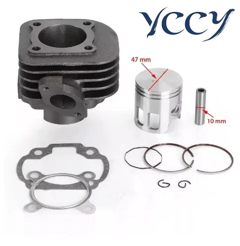 

Motocycle Big Bore Cylinder Kit Witjh HEAD 50MM fit for HONDA Elite S/SE/SR AF16 Kymco ZX50/Fever/DD50 Daelim Cordi 50 SYM DD50