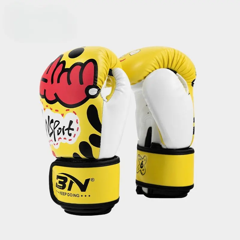 Kids Boxing Gloves 6oz Training Glove for Children Muay Thai Kickboxing MMA Sparring Punching Bag Martial Arts Protective Gloves