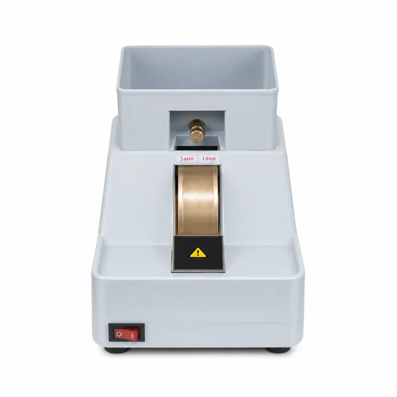 35W Hand Lens Grinder Polishing Machine Edge Grinding V Groove Thick Thin Wheel Chamfering Tool for Glass Optical Processing