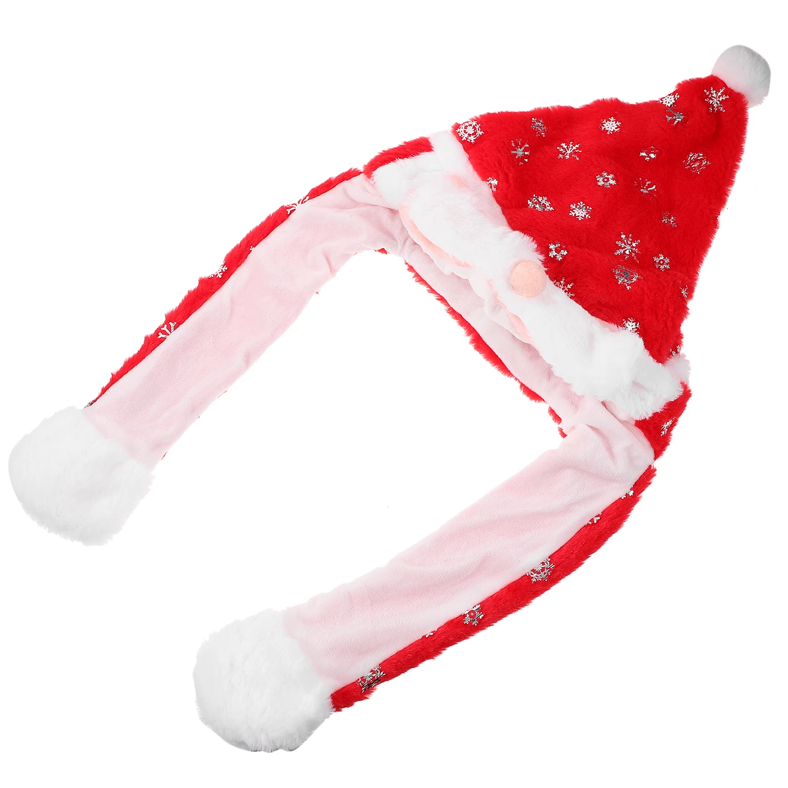 

Santa Claus Elk Moving Ears Hat Christmas Party Supplies Stage Performance Photo Props Funny Hat Christmas Cap Xmas