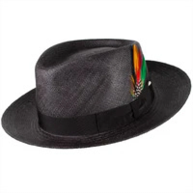 Bestseller Eaby New Hand-woven Papyrus Fedora Hat, Finely Woven Papyrus Jazz Hat For Men
