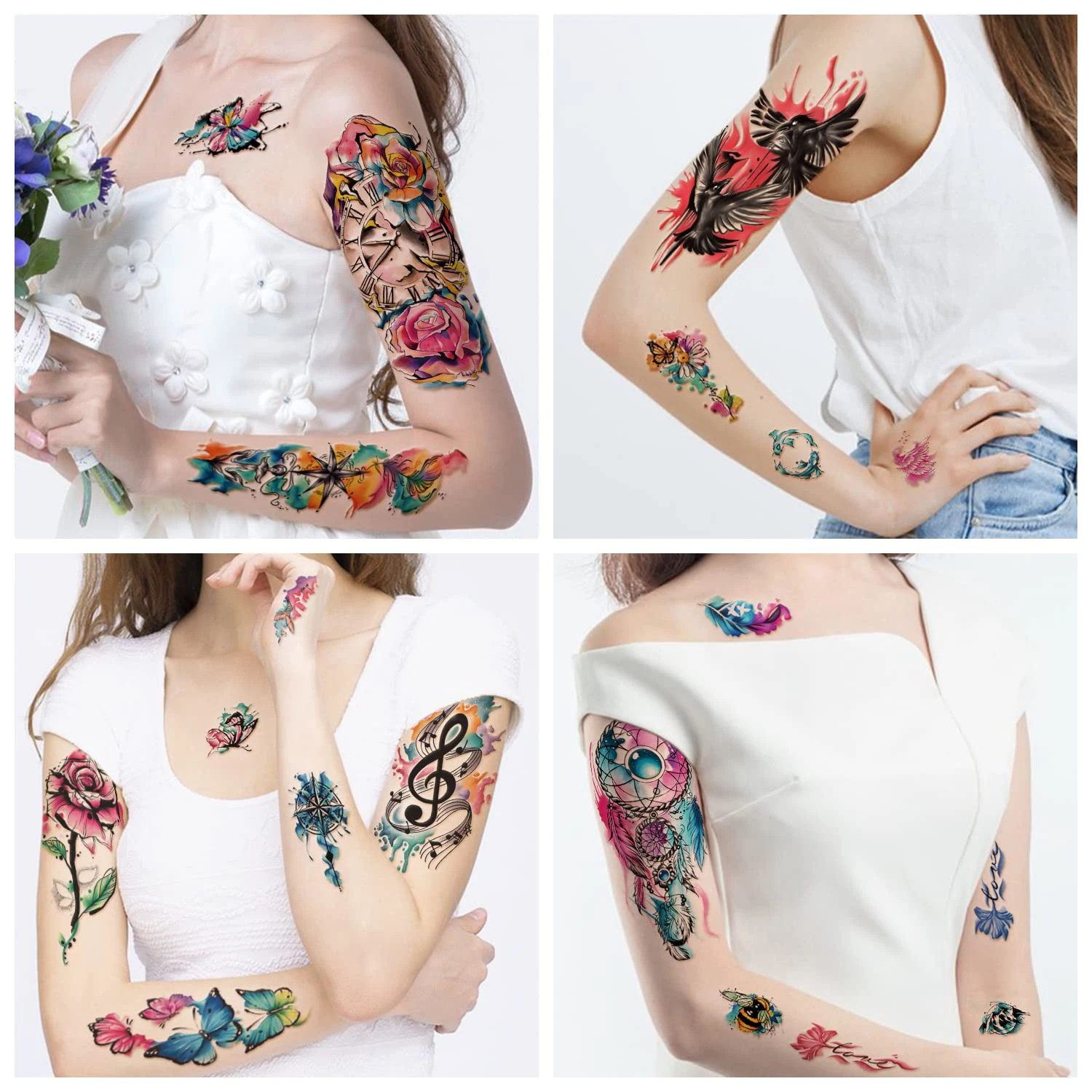 A4 Size For Laser&Inkjet Printer Printable Transparent Tattoos Printing Paper Transfer Paper Temporary Tattoos Sticker