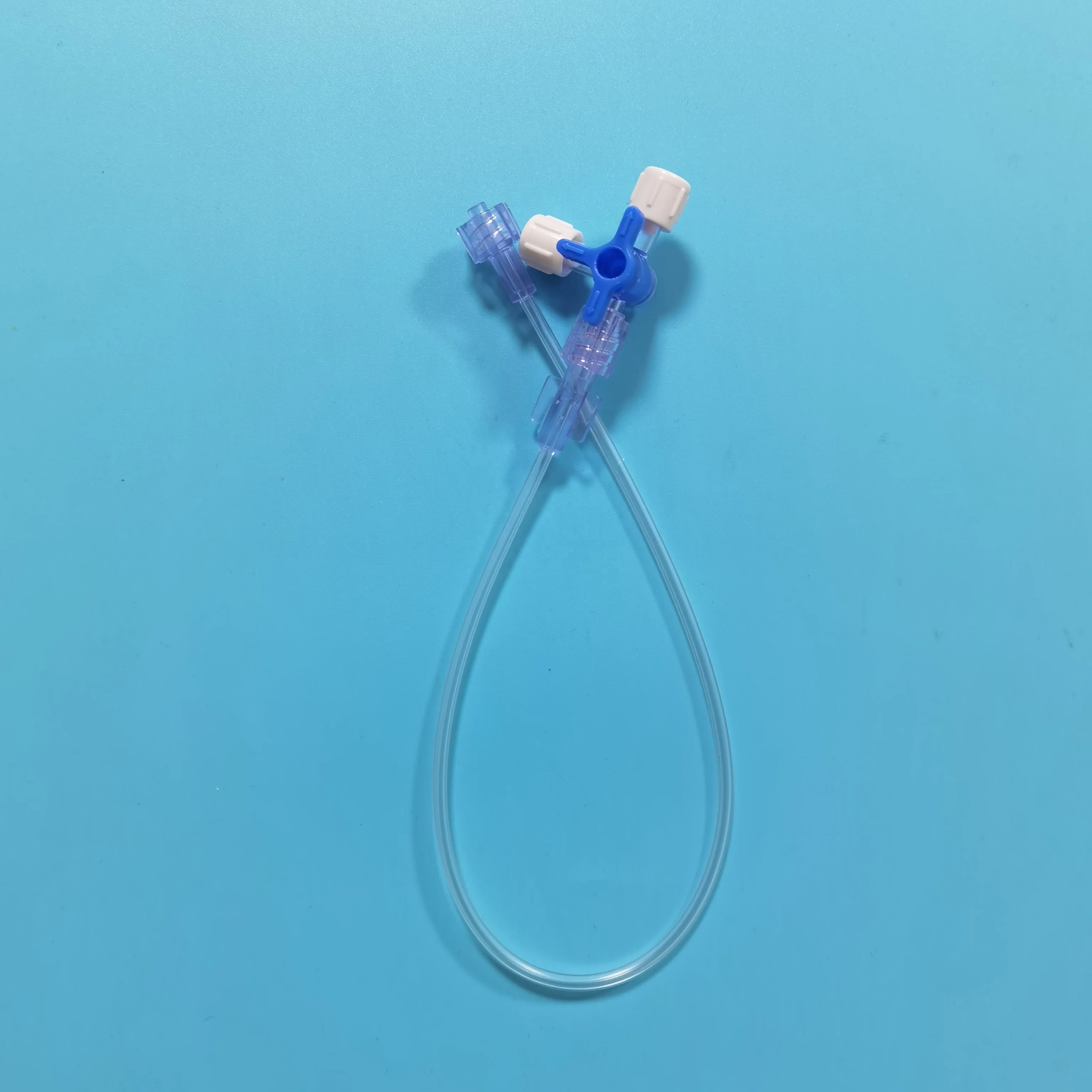 High-pressure luer connector medical connecting use 3 three way stopcock with tube fast shipping