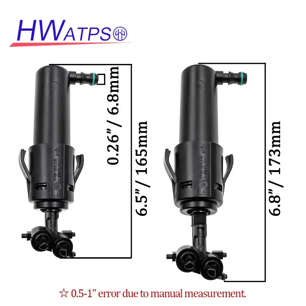 For Opel Mokka/Mokka X 1.4 1.6 1.7 1.8 2012-2019 Headlamp Headlight Cleaning Washer Spray Nozzle Jet 95217681 95217682 95169576