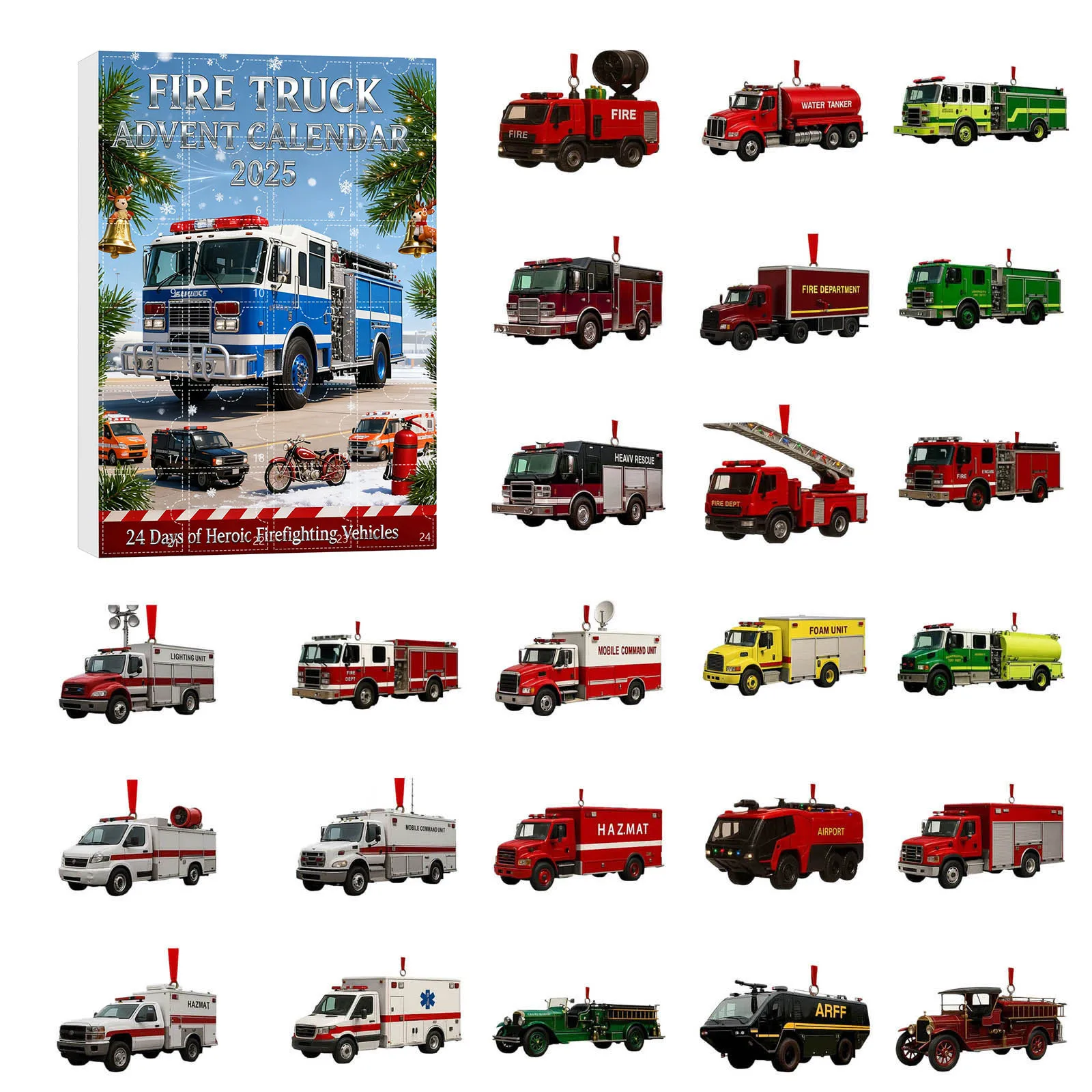 25 Days of Christmas Countdown for Cats Car Christmas Arrival Calendar 24 Day Christmas Surprises And Cute Kitchen Timer Flower