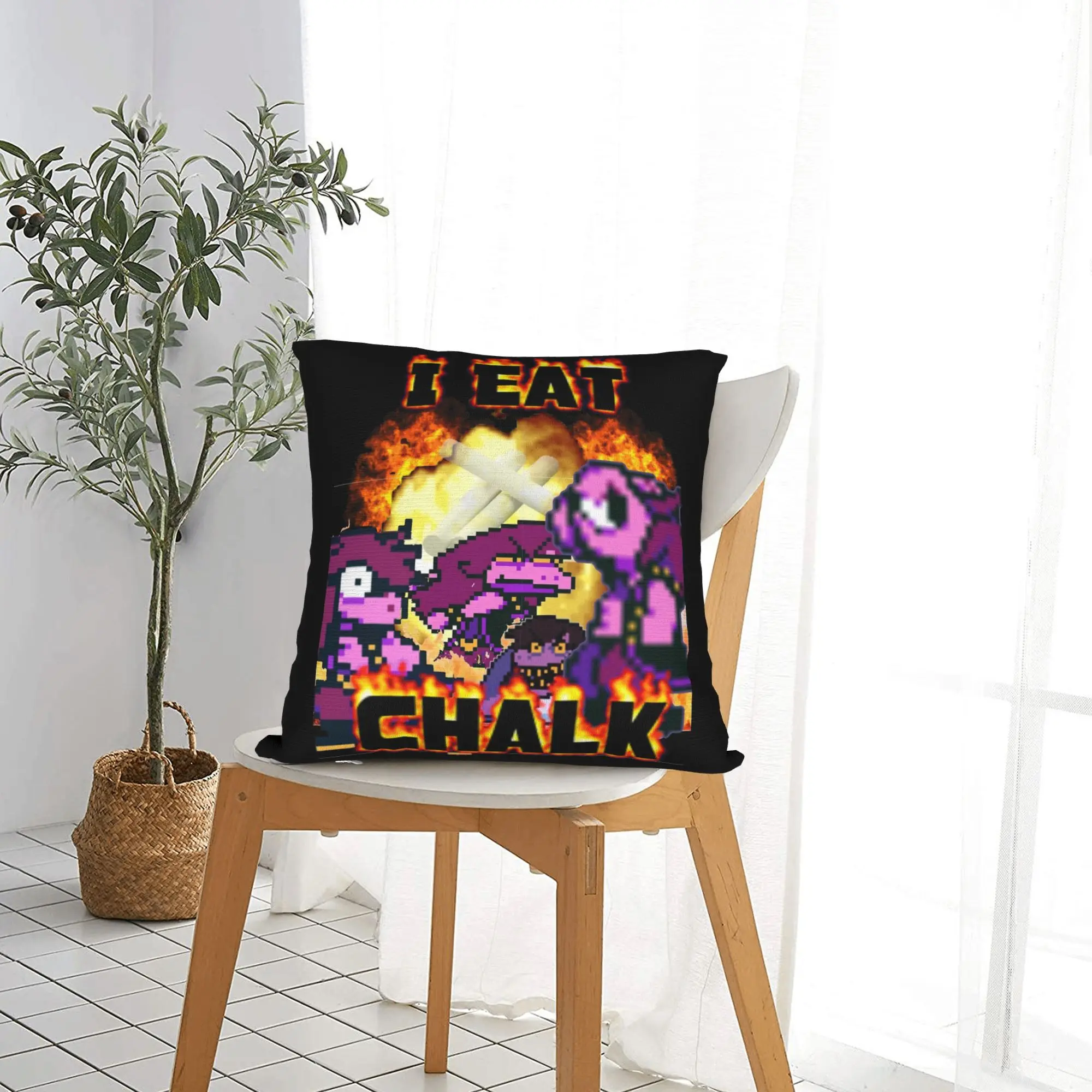 Deltarunes Game Pillowcase Printing Cushion Cover Gift  Throw Pillow Case Cover Living Room Square