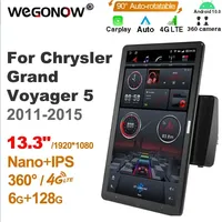 Rotatable 13.3'' Ownice Android 10.0 Car Multimedia for Chrysler Grand Voyager 5 2011-2015 Auto Radio Audio 4G LTE 360 Optical
