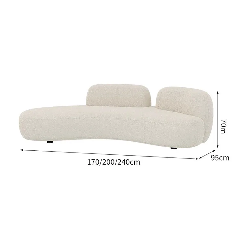 Multifunktion ales Wohnzimmer Sofa elegante moderne weiße minimalist ische Sofa Wohnung Interieur Woon kamer Banken Home Decoration