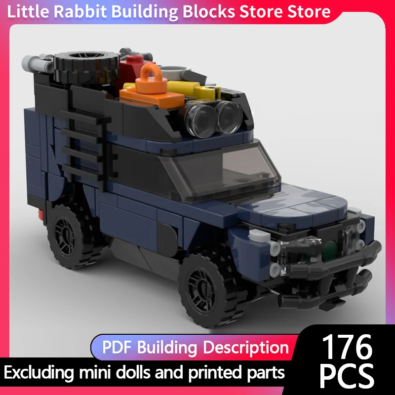 Speed Racing Car Model MOC Building Bricks Defender 130 Off-Road Vehicle Modular Technology Children Holiday Gifts Assemble Toys