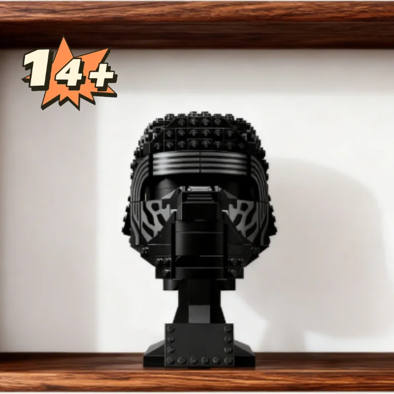 

2025 529 шт. подходит для 75415 креативная сборка Star Battle Kylo Ren шлем модель строительные блоки кирпичи DIY игрушки подарки для взрослых детей